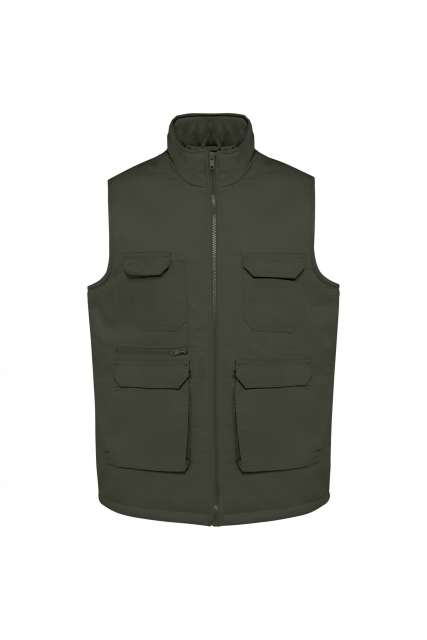 Designed To Work Unisex Padded Multi-pocket Polycotton Vest - Designed To Work Unisex Padded Multi-pocket Polycotton Vest - 