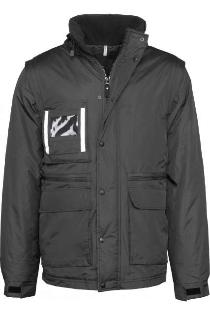 Designed To Work Detachable-sleeved Workwear Parka - Designed To Work Detachable-sleeved Workwear Parka - 