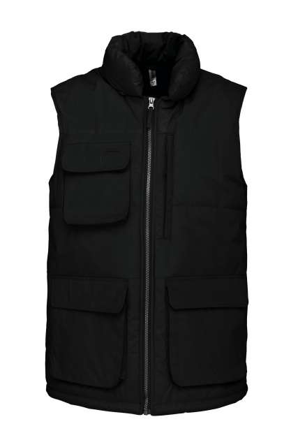 Designed To Work Quilted Bodywarmer - černá