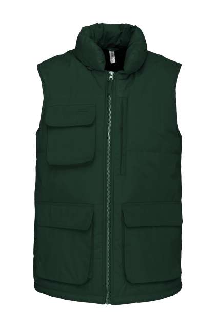 Designed To Work Quilted Bodywarmer - zelená