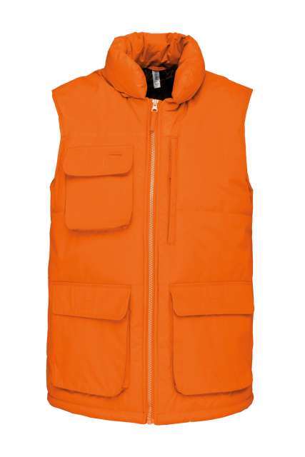 Designed To Work Quilted Bodywarmer - Orange