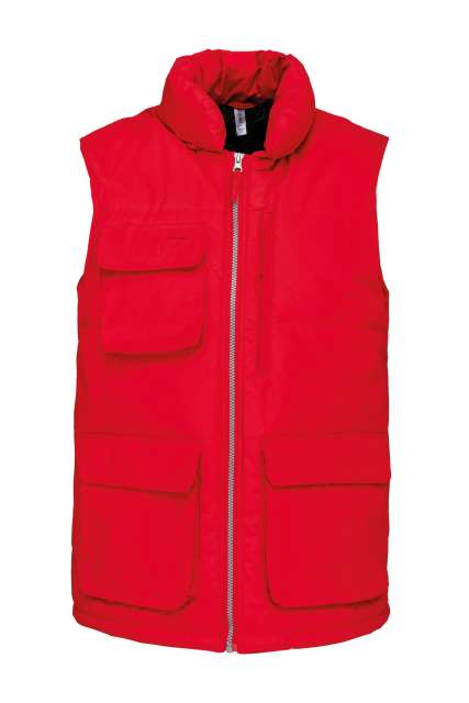 Designed To Work Quilted Bodywarmer - Designed To Work Quilted Bodywarmer - Cherry Red