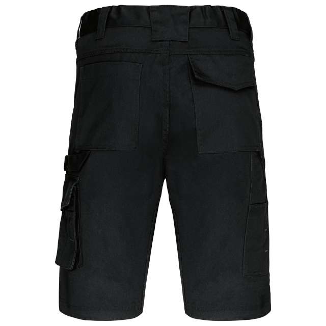 Designed To Work Multipocket Workwear Bermuda Shorts - černá