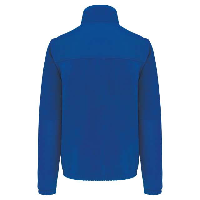Designed To Work Fleece Jacket With Removable Sleeves - blau