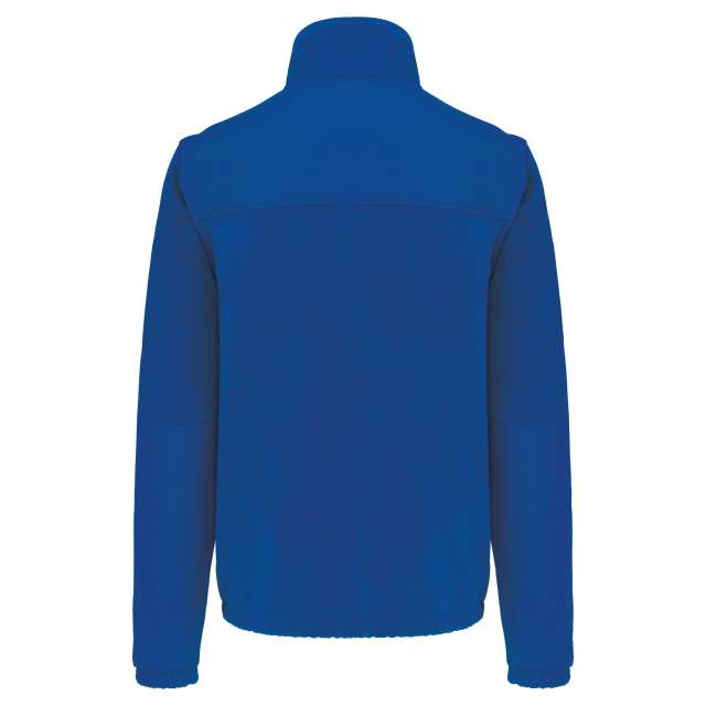 Designed To Work Fleece Jacket With Removable Sleeves - blue