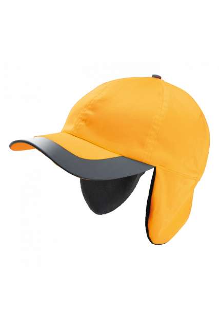 Designed To Work Neon Winter Cap - 6 Panels - Designed To Work Neon Winter Cap - 6 Panels - Safety Orange