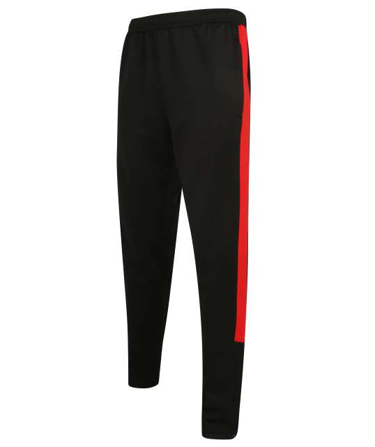 Finden + Hales Adult's Knitted Tracksuit Pants - červená