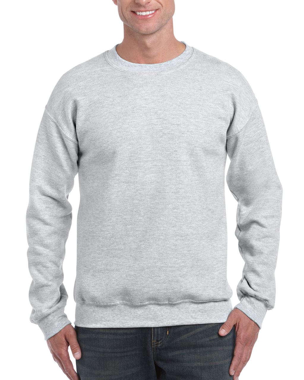 Gildan Dryblend® Adult Crewneck Sweatshirt mikina - šedá