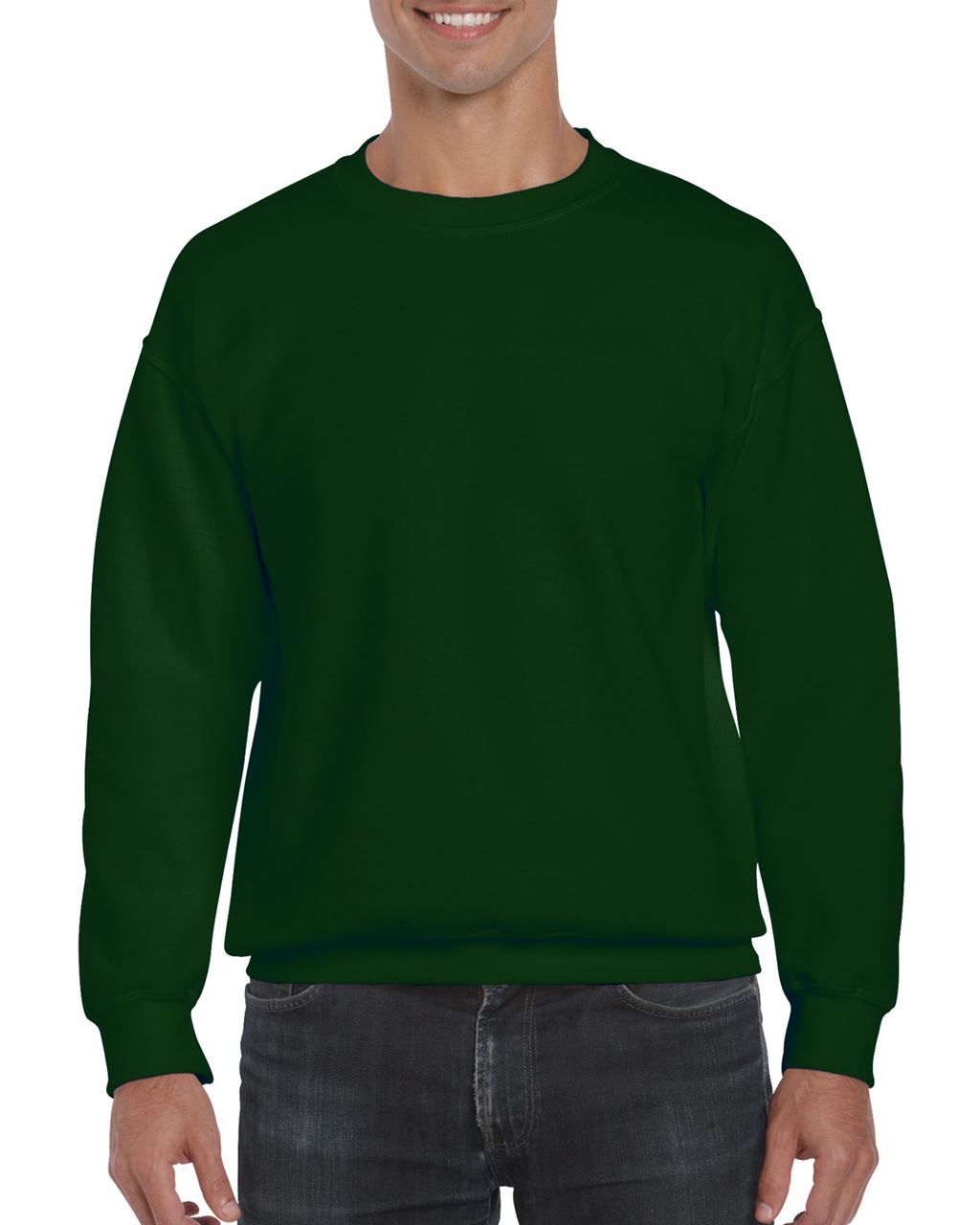 Gildan Dryblend® Adult Crewneck Sweatshirt mikina - Gildan Dryblend® Adult Crewneck Sweatshirt mikina - Forest Green