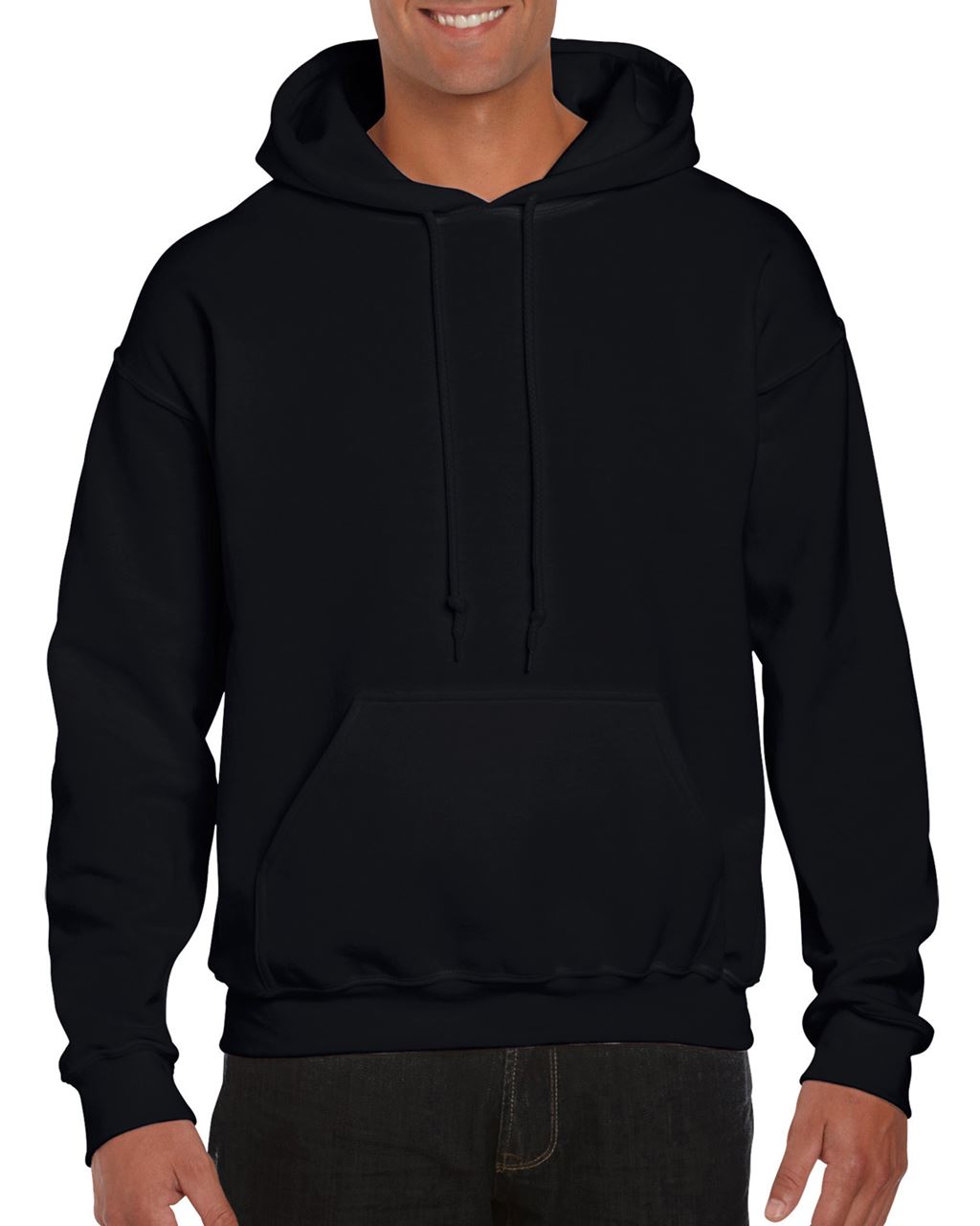 Gildan Dryblend® Adult Hooded Sweatshirt - black