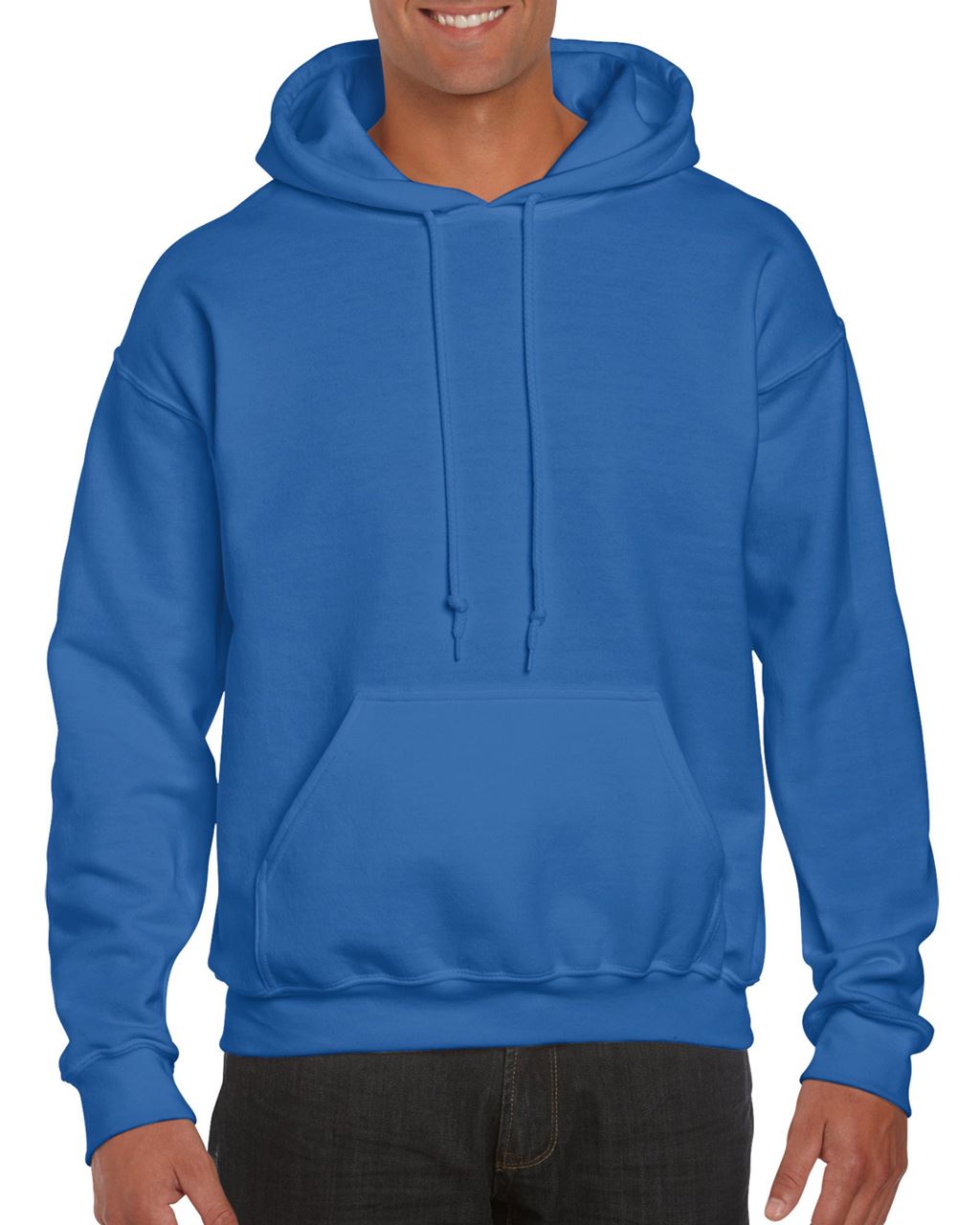 Gildan Dryblend® Adult Hooded Sweatshirt - modrá
