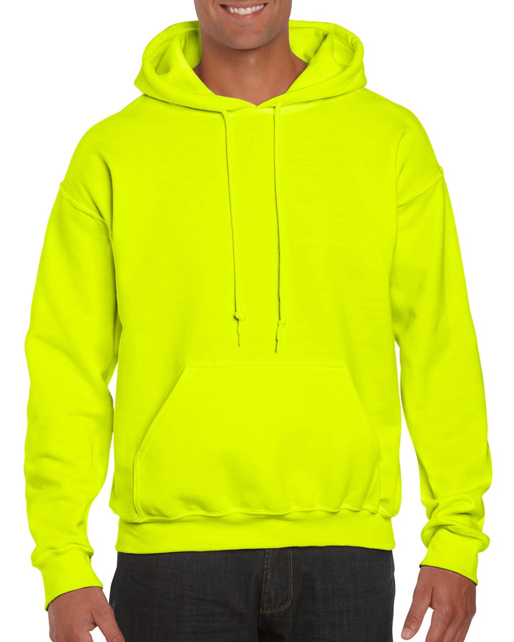 Gildan Dryblend® Adult Hooded Sweatshirt mikina - Gildan Dryblend® Adult Hooded Sweatshirt mikina - Safety Green