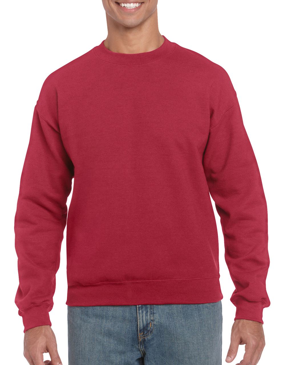 Gildan Heavy Blend™ Adult Crewneck Sweatshirt mikina - červená