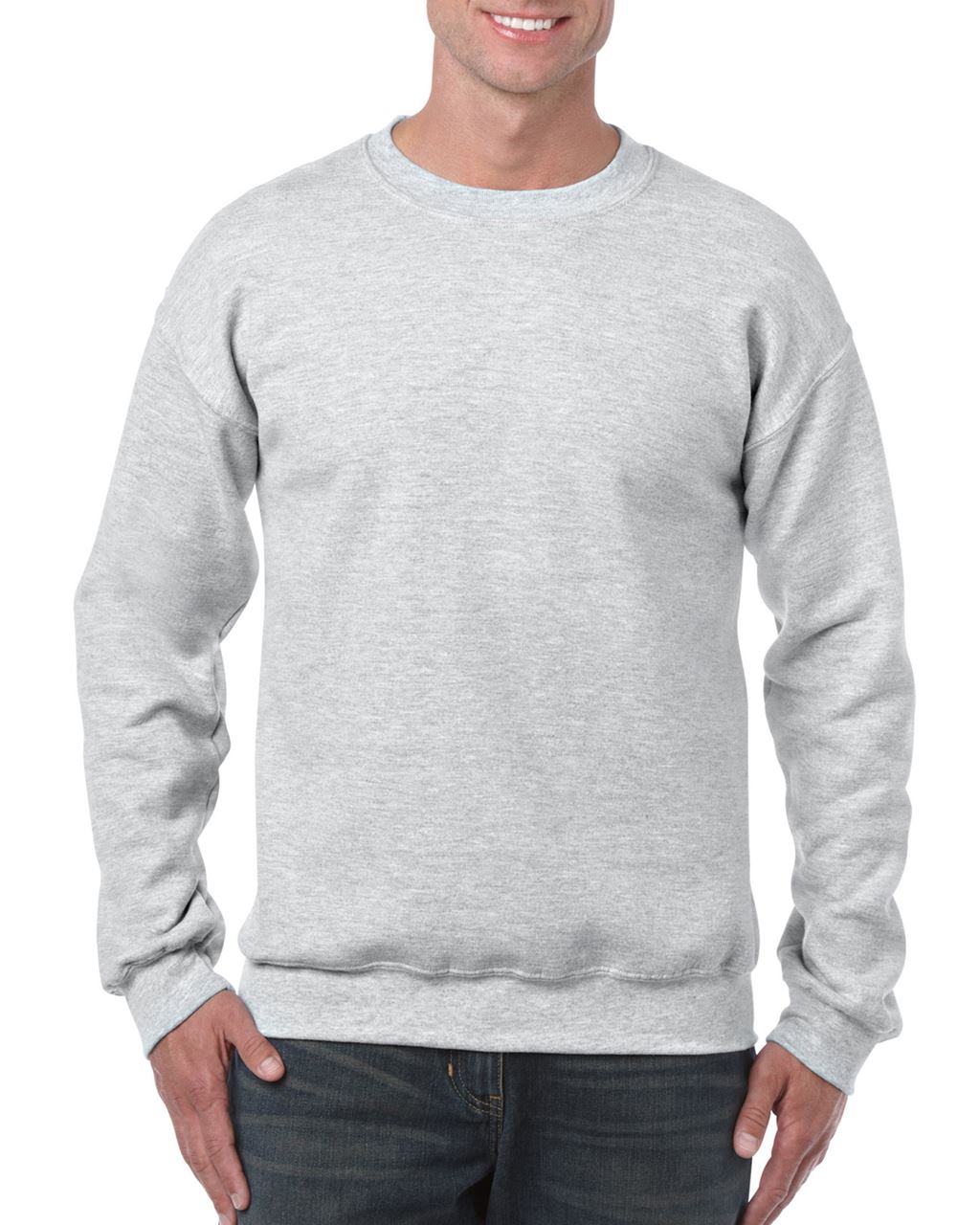 Gildan Heavy Blend™ Adult Crewneck Sweatshirt - Grau