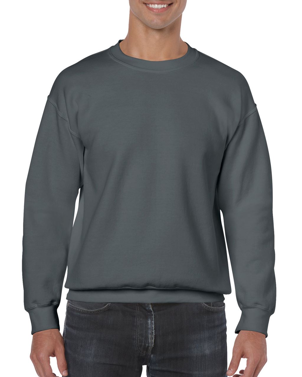 Gildan Heavy Blend™ Adult Crewneck Sweatshirt - šedá