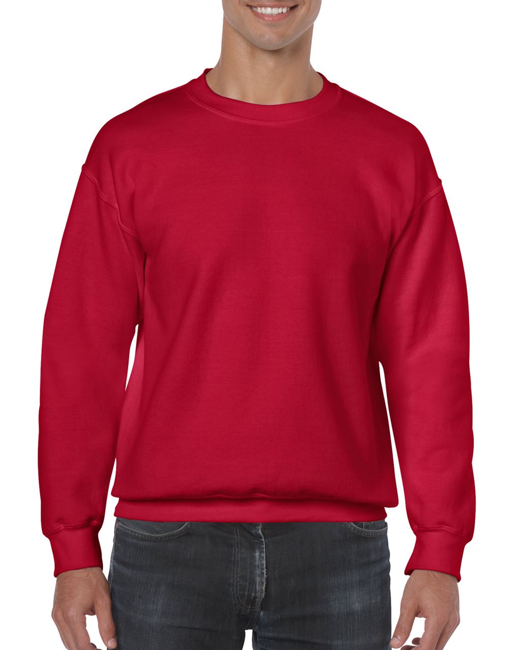 Gildan Heavy Blend™ Adult Crewneck Sweatshirt - Gildan Heavy Blend™ Adult Crewneck Sweatshirt - Cherry Red