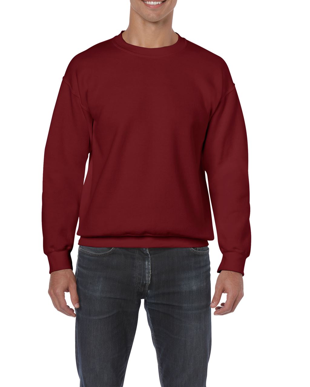 Gildan Heavy Blend™ Adult Crewneck Sweatshirt mikina - Gildan Heavy Blend™ Adult Crewneck Sweatshirt mikina - Garnet