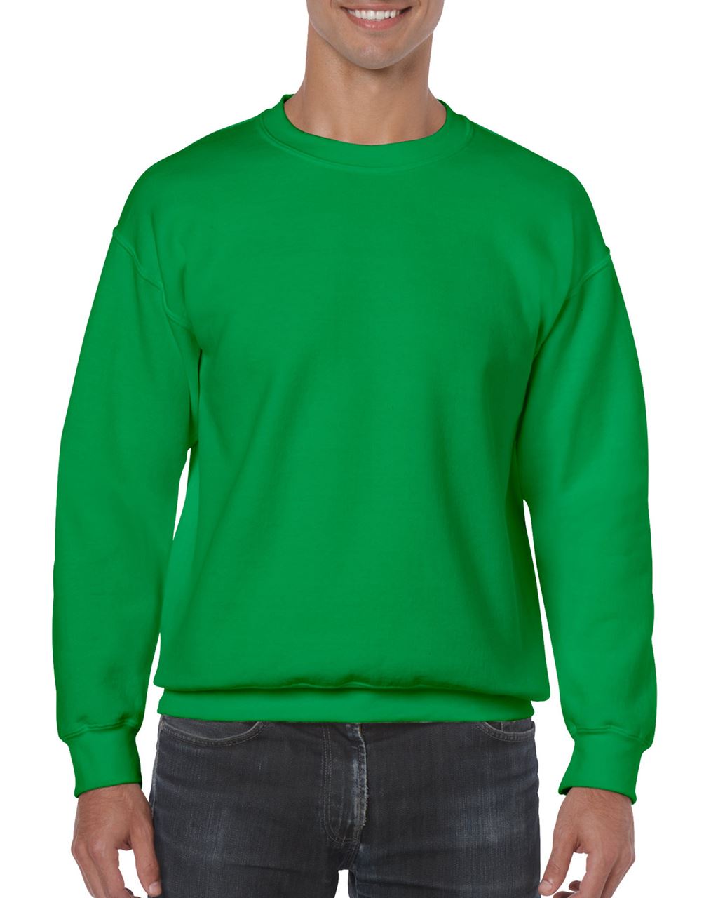 Gildan Heavy Blend™ Adult Crewneck Sweatshirt mikina - zelená