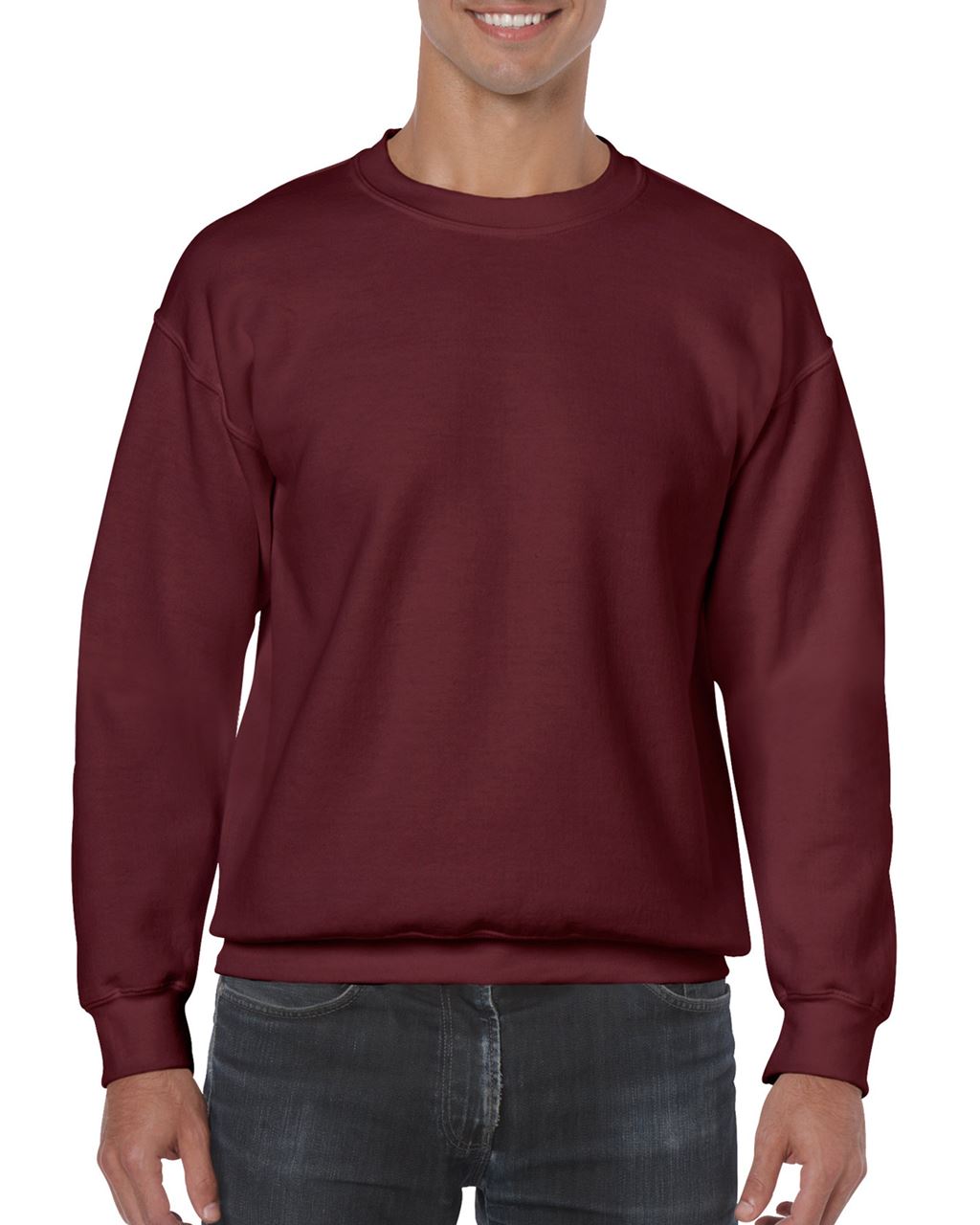 Gildan Heavy Blend™ Adult Crewneck Sweatshirt - Gildan Heavy Blend™ Adult Crewneck Sweatshirt - Maroon