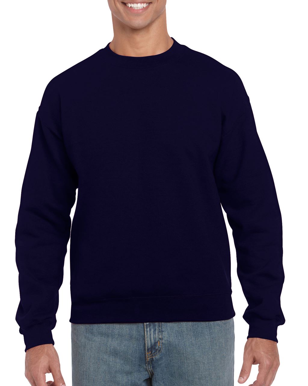 Gildan Heavy Blend™ Adult Crewneck Sweatshirt mikina - modrá