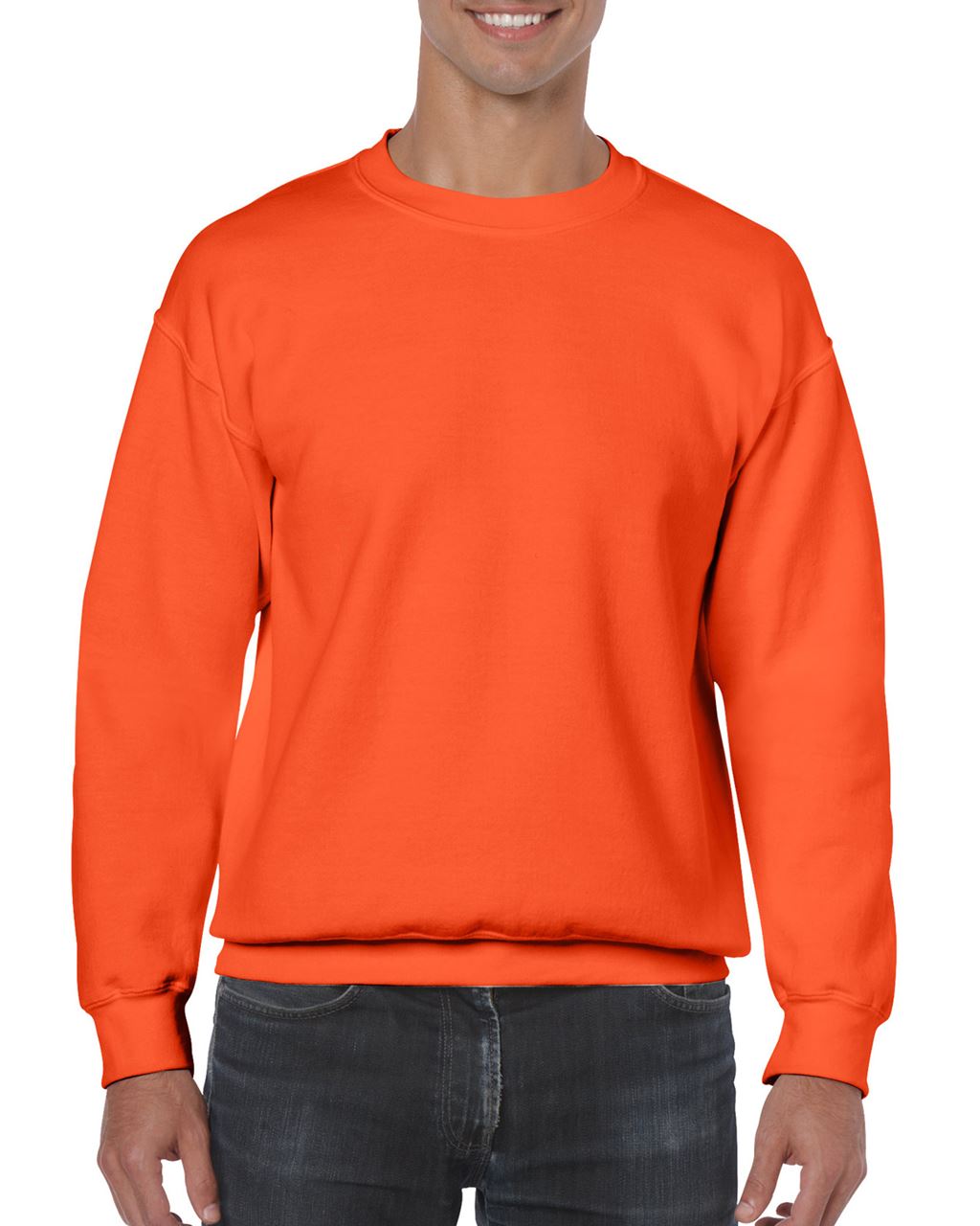 Gildan Heavy Blend™ Adult Crewneck Sweatshirt - oranžová