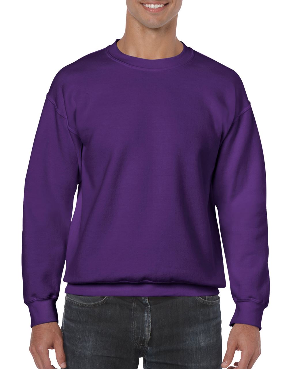 Gildan Heavy Blend™ Adult Crewneck Sweatshirt mikina - fialová