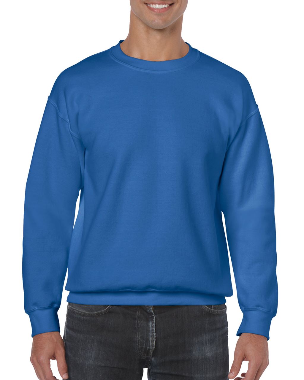 Gildan Heavy Blend™ Adult Crewneck Sweatshirt - modrá