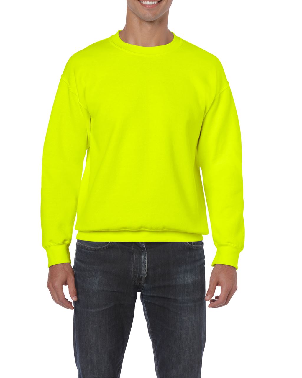 Gildan Heavy Blend™ Adult Crewneck Sweatshirt mikina - Gildan Heavy Blend™ Adult Crewneck Sweatshirt mikina - Safety Green