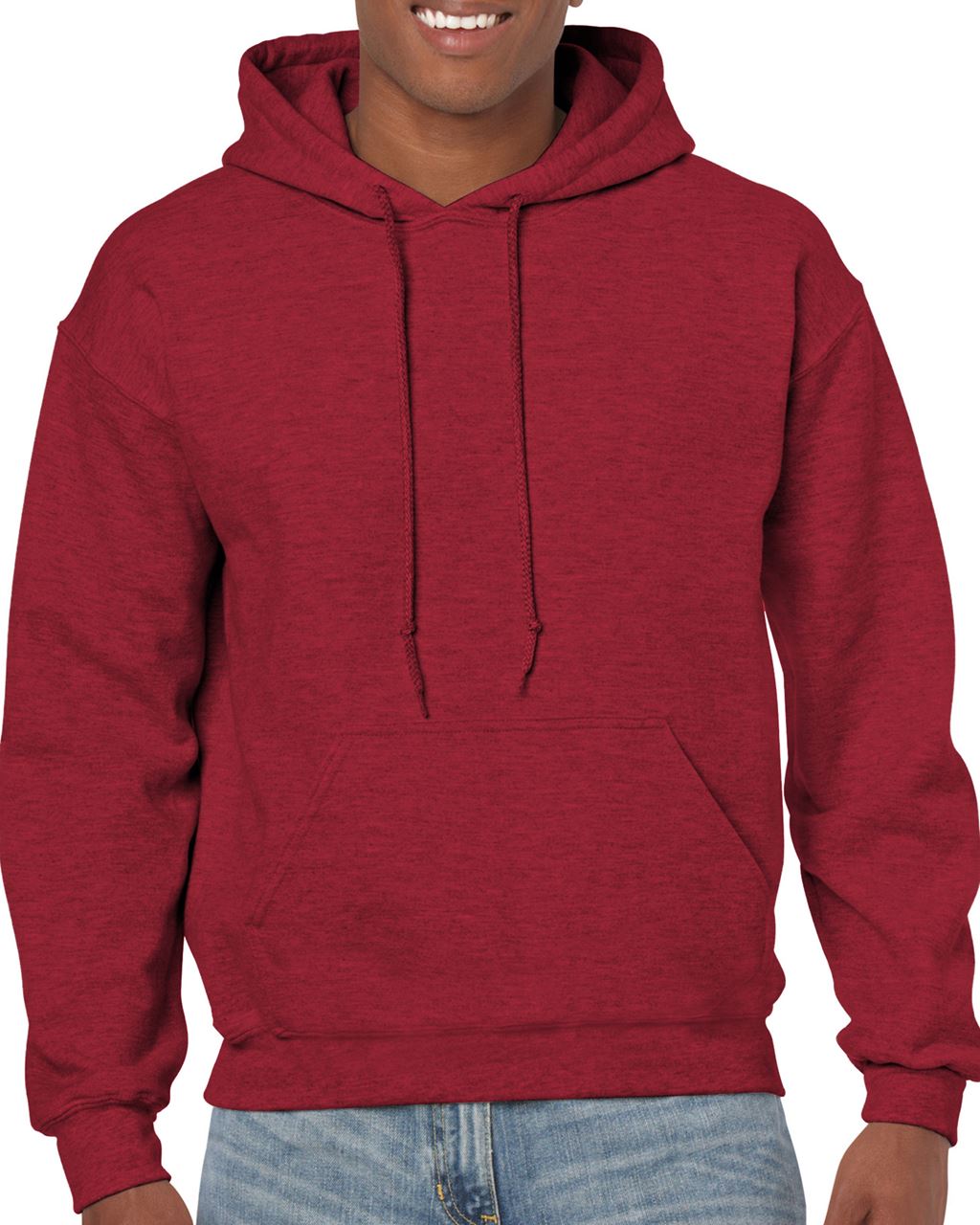 Gildan Heavy Blend™ Adult Hooded Sweatshirt mikina - červená