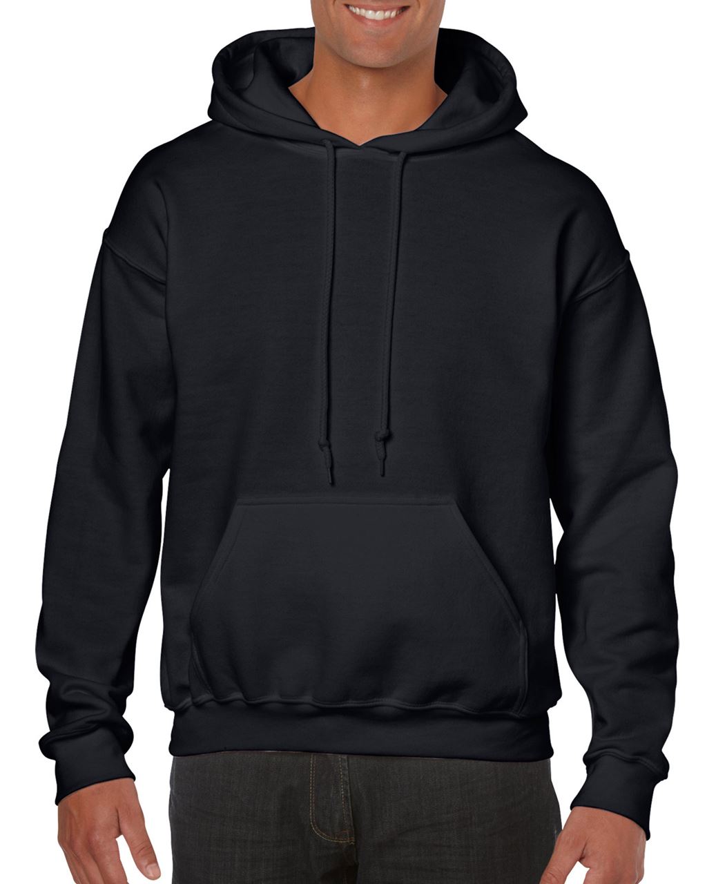 Gildan Heavy Blend™ Adult Hooded Sweatshirt - Gildan Heavy Blend™ Adult Hooded Sweatshirt - Black