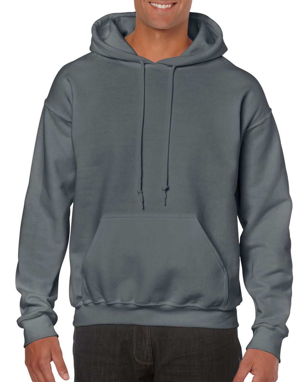 Gildan Heavy Blend™ Adult Hooded Sweatshirt mikina - šedá