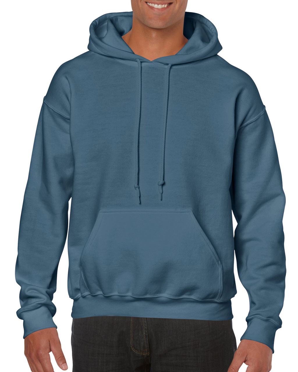 Gildan Heavy Blend™ Adult Hooded Sweatshirt mikina - modrá