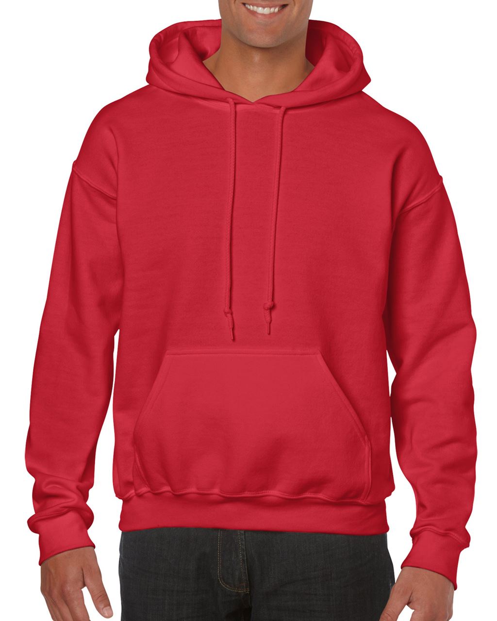 Gildan Heavy Blend™ Adult Hooded Sweatshirt mikina - červená