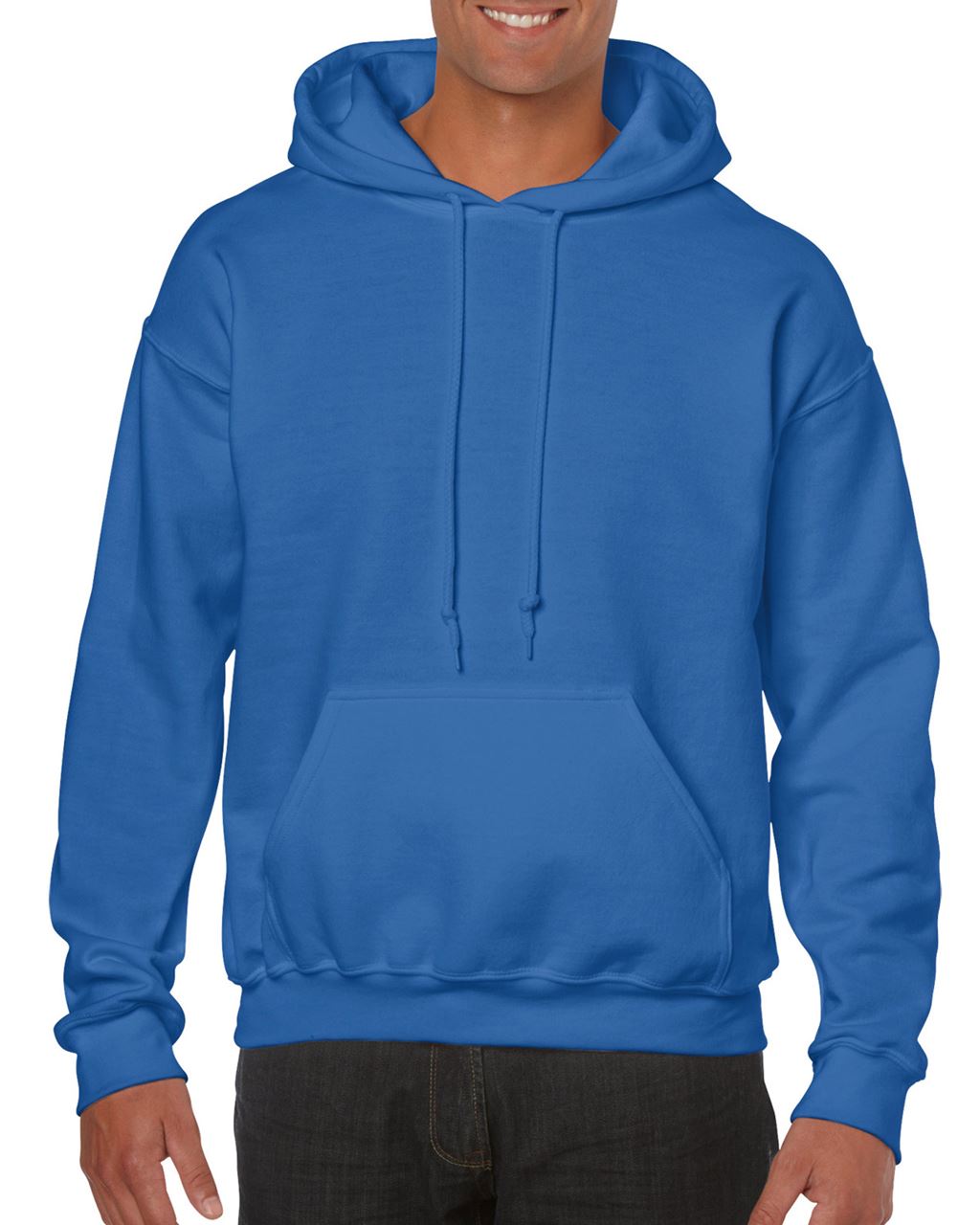 Gildan Heavy Blend™ Adult Hooded Sweatshirt mikina - modrá