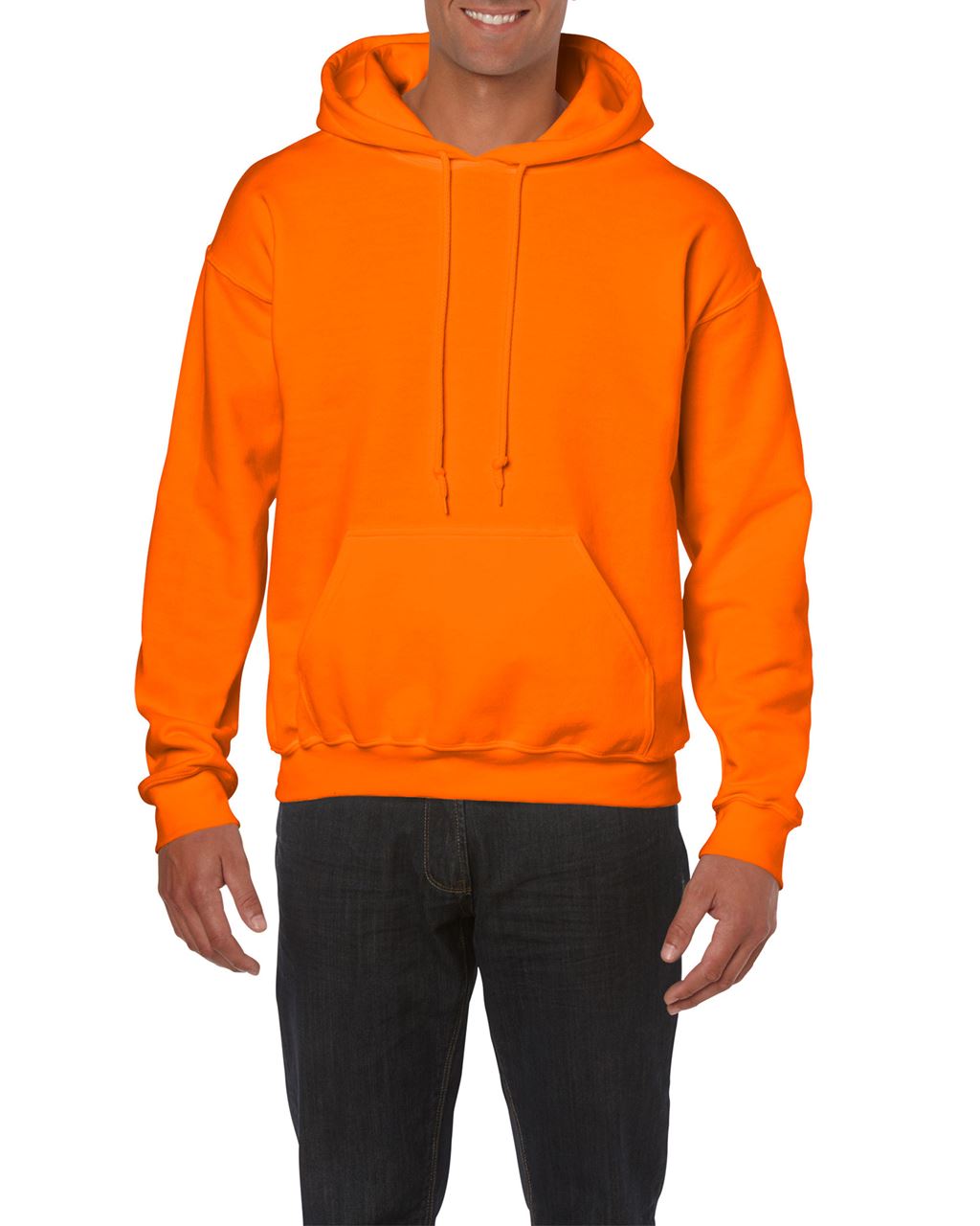 Gildan Heavy Blend™ Adult Hooded Sweatshirt mikina - Gildan Heavy Blend™ Adult Hooded Sweatshirt mikina - Safety Orange