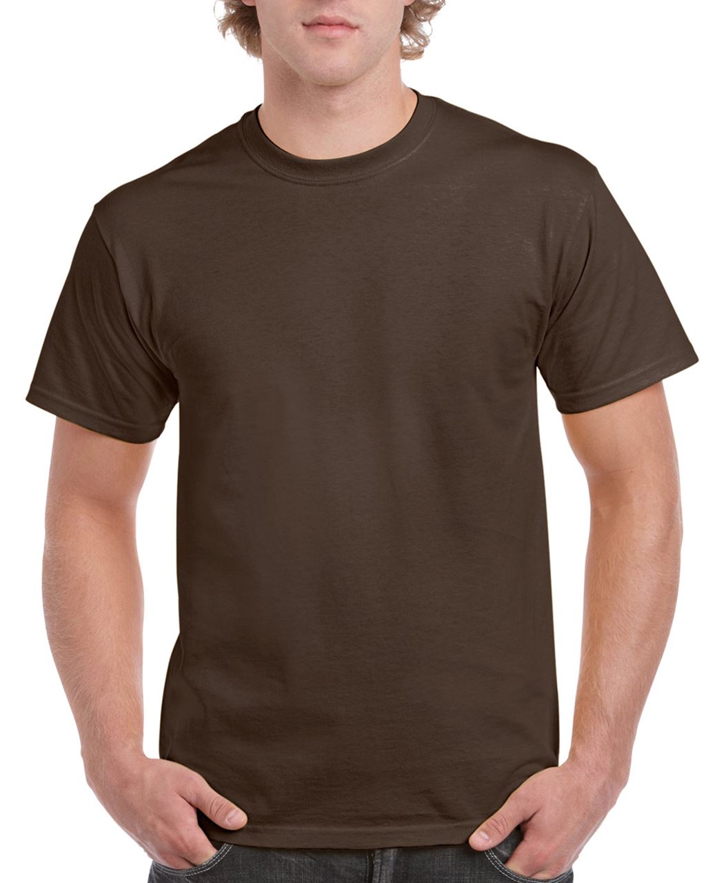 Gildan Ultra Cotton™ Adult T-shirt - hnedá