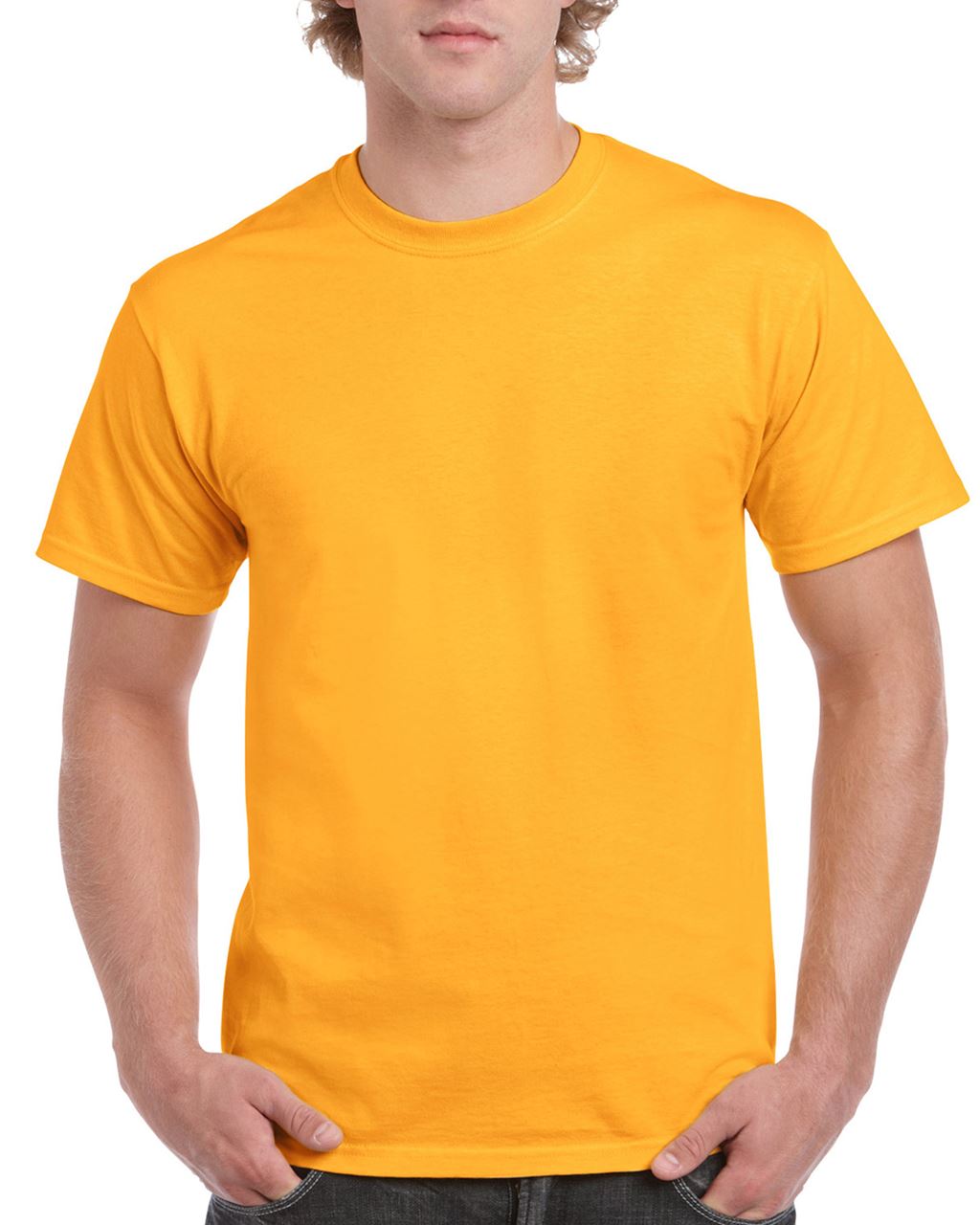 Gildan Ultra Cotton™ Adult T-shirt - žltá