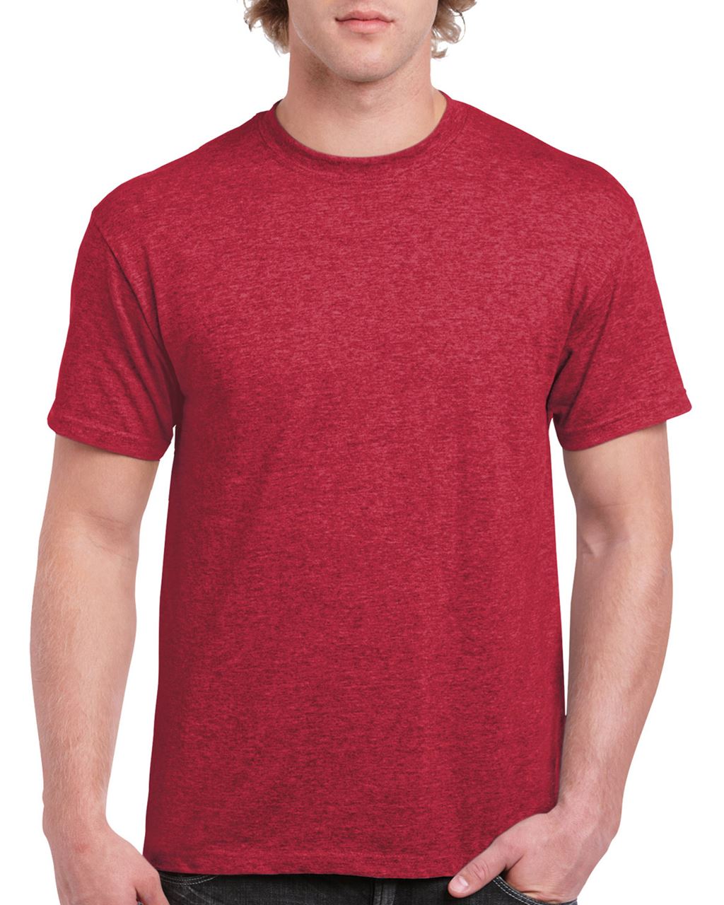Gildan Ultra Cotton™ Adult T-shirt - Gildan Ultra Cotton™ Adult T-shirt - Heather Cardinal