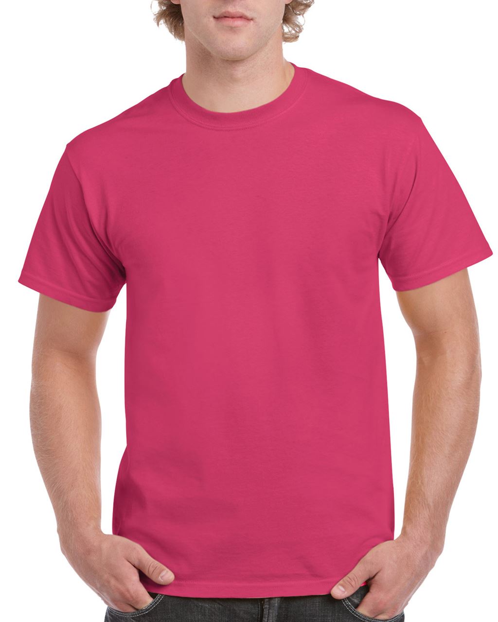 Gildan Ultra Cotton™ Adult T-shirt - růžová