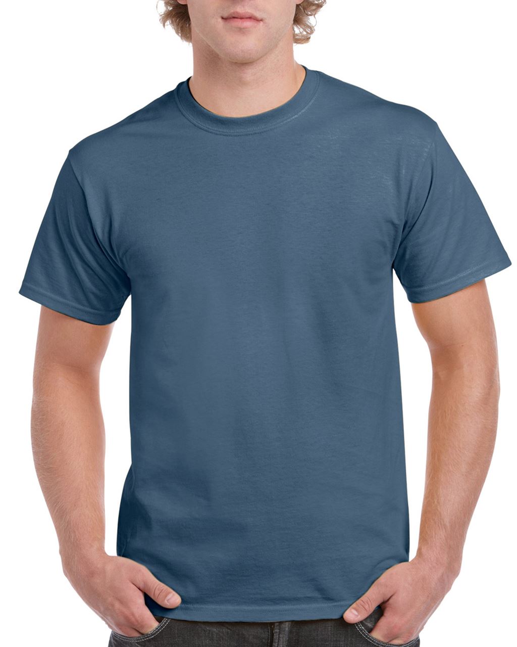Gildan Ultra Cotton™ Adult T-shirt - modrá