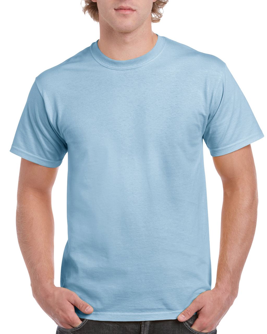 Gildan Ultra Cotton™ Adult T-shirt - Gildan Ultra Cotton™ Adult T-shirt - Light Blue