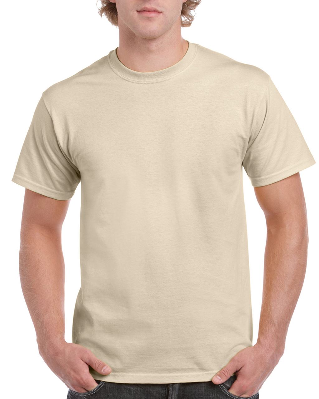 Gildan Ultra Cotton™ Adult T-shirt - Gildan Ultra Cotton™ Adult T-shirt - Sand