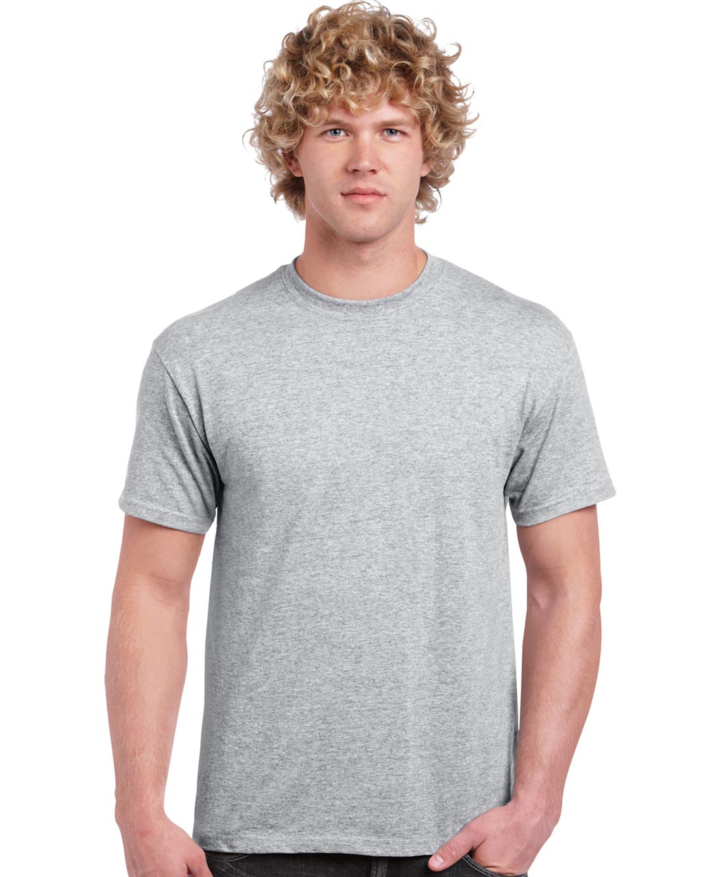 Gildan Ultra Cotton™ Adult T-shirt - Gildan Ultra Cotton™ Adult T-shirt - Sport Grey