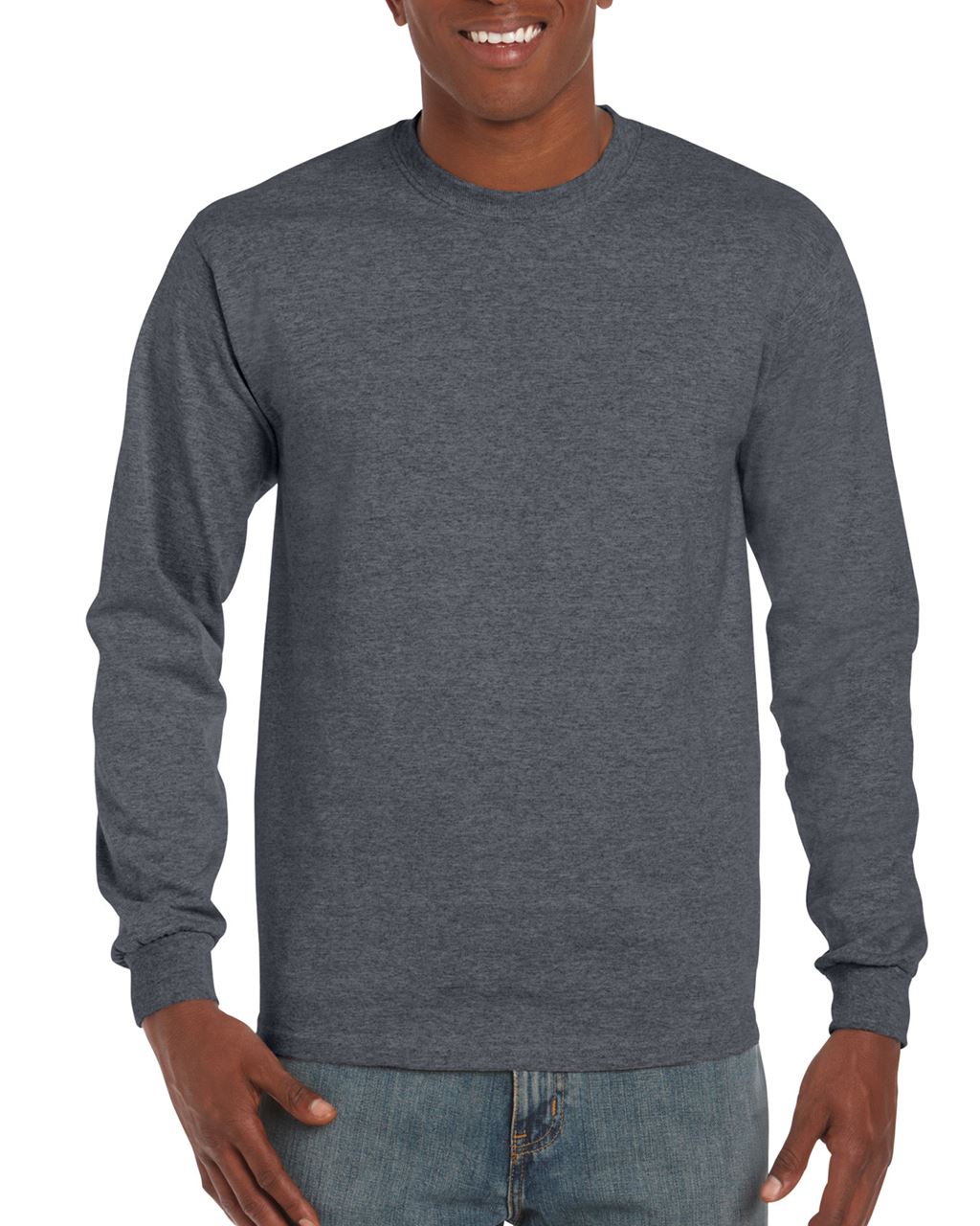 Gildan Ultra Cotton™ Adult Long Sleeve T-shirt - grey