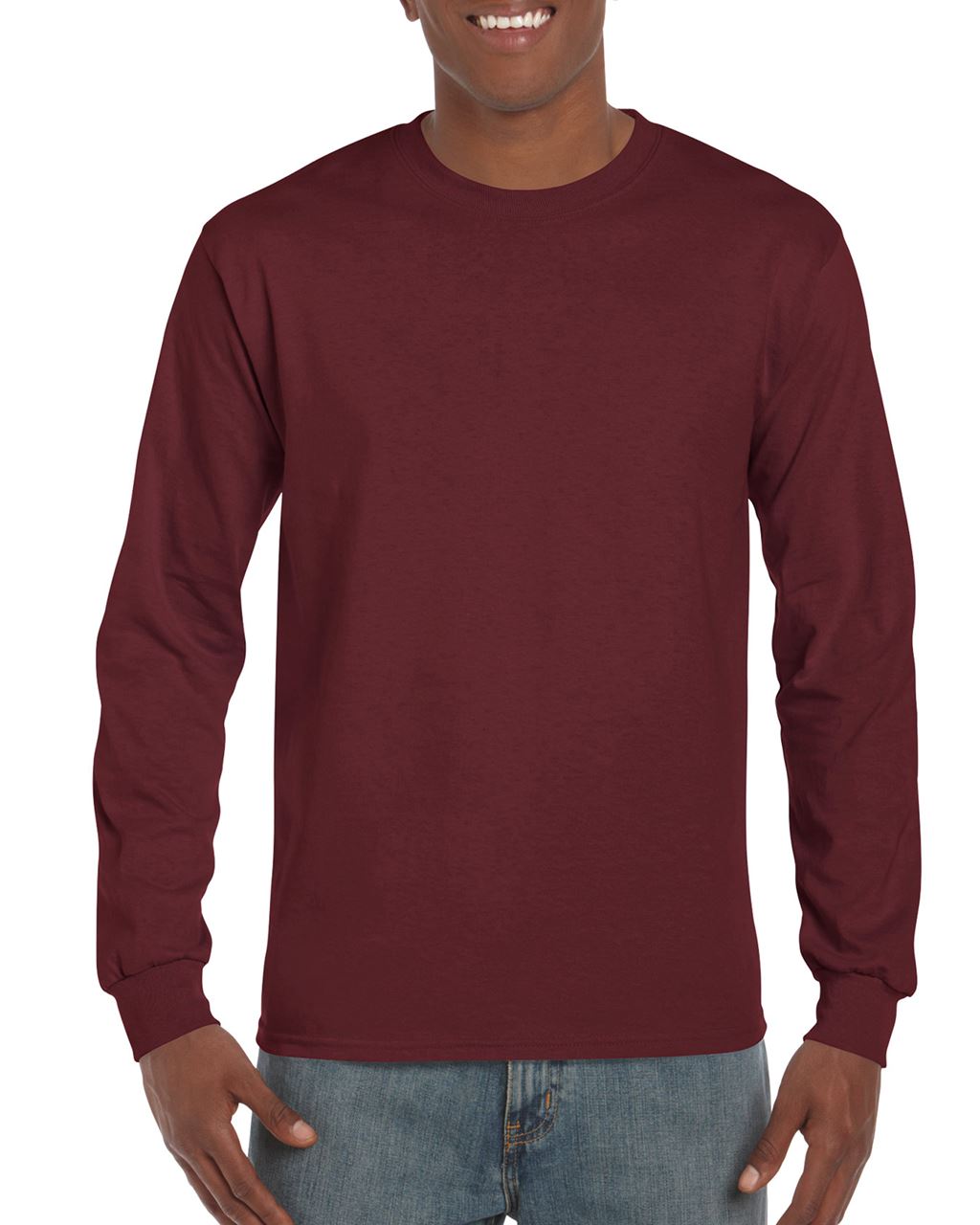 Gildan Ultra Cotton™ Adult Long Sleeve T-shirt - red