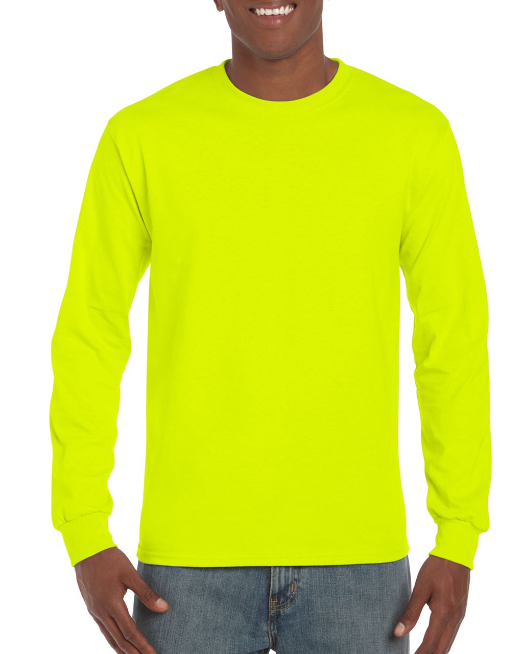 Gildan Ultra Cotton™ Adult Long Sleeve T-shirt - žlutá