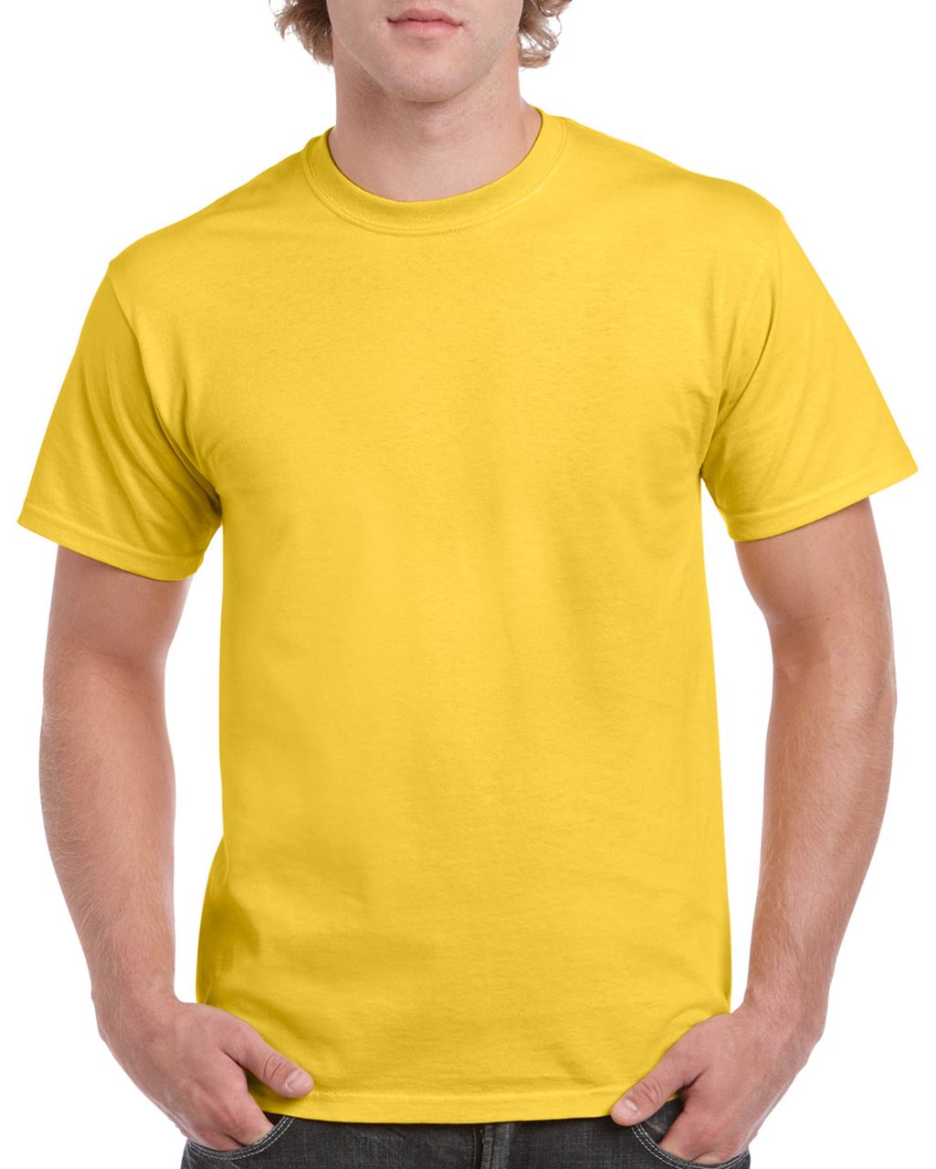 Gildan Heavy Cotton™ Adult T-shirt - žltá