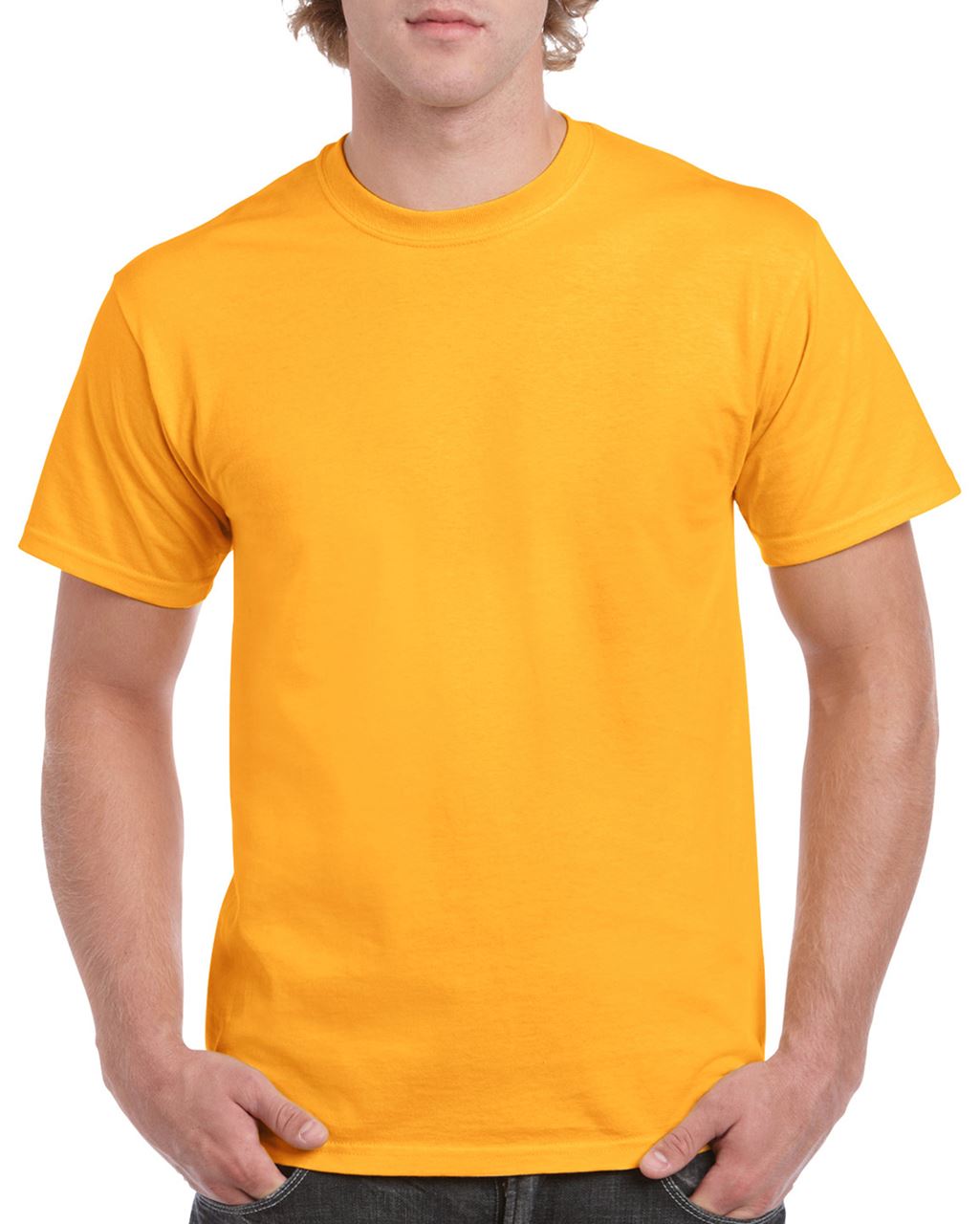 Gildan Heavy Cotton™ Adult T-shirt - žltá