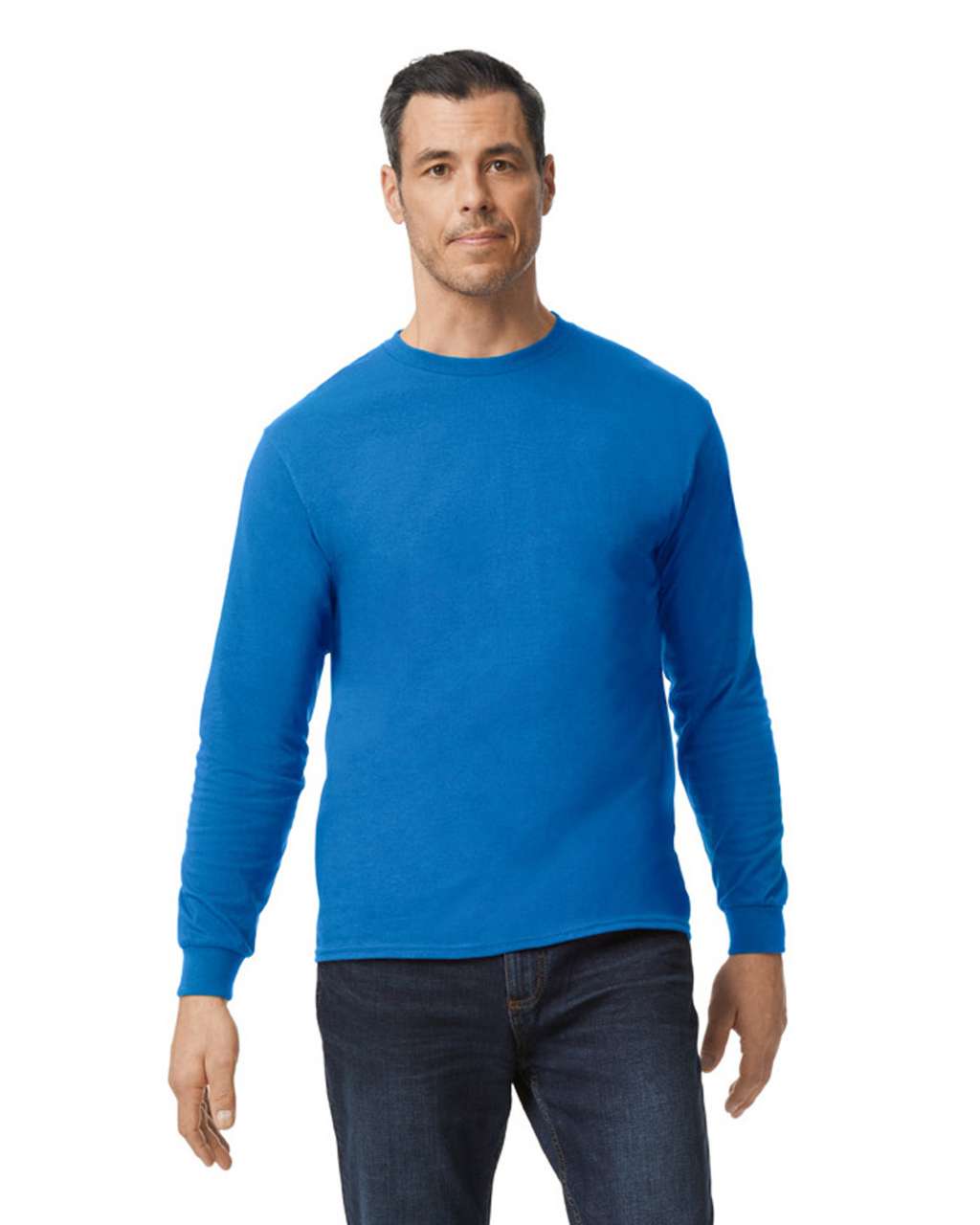 Gildan Gildan® Heavy Cotton™ Adult Long Sleeve T-shirt - blau