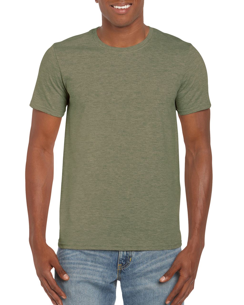 Gildan Softstyle® Adult T-shirt - Gildan Softstyle® Adult T-shirt - Heather Military Green